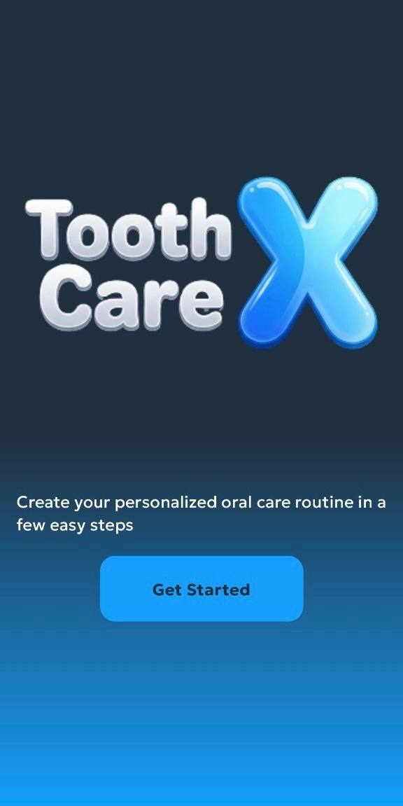 Tooth Care welcome screen